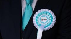 Reform candidate quits party amid 'parachuting' row