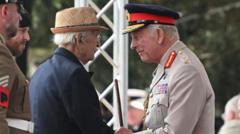 King hails veterans' courage and sacrifice on VJ Day