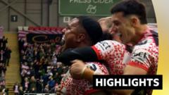 Leigh score two late tries to beat Huddersfield