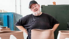 Johnny Vegas creates artwork for ceramics showcase