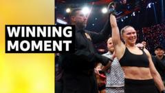 Rousey submits Carano in 15 seconds