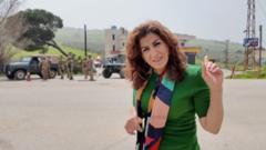 BBC reports from Lebanese border town as residents try to return home