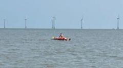 Inflatable warning after teens drift '2.5 miles'