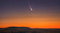 Brightening comet set to shine in autumn sky