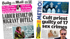 Is a Labour Revolt Brewing Over Migrant Hotels and a Cult Priest Found Guilty?