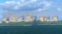 Watch: Demolition 'history' as eight cooling towers fall