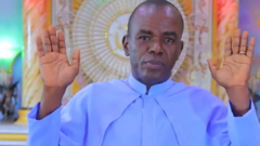Father Ejike Mbaka na di Spiritual Director of Adoration Ministry Enugu Nigeria 