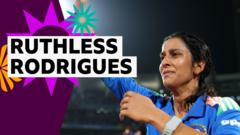 'One of the best innings you'll ever see' - Rodrigues powers India to final