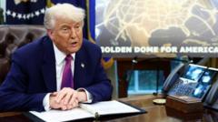 Trump unveils plans for 'Golden Dome' defence system