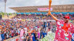 Ekiti state Govnor Elect Biodun Oyebanji dey rally