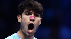 Alcaraz shrugs off illness to beat Rublev in Turin