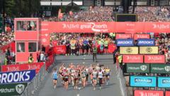 Thousands take part in Great North Run