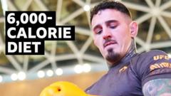 What UFC heavyweight champion Aspinall eats in a day