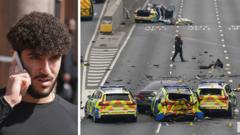 Young driver detained for causing police pile-up during first date