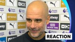 Guardiola happy Man City challenging on all fronts