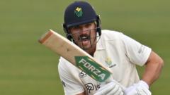 Carlson hits 209 for Glamorgan against Hants