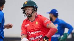 Ben Curran’s century helps Zimbabwe defeat Ireland to win ODI series