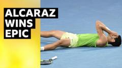 Alcaraz beats Zverev in Australian Open classic