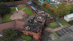 Man arrested over fire at Labour MP's office