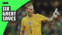 Six of the best saves from the World Cup