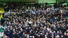 Fans descend on Glasgow for title clincher
