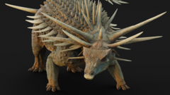 'Punk rock' dinosaur with metre-long spikes discovered