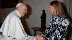 Meeting the Pope: 'He told us to go the pub with our friends'