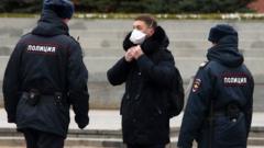 Полиция на Красной площади в Москве