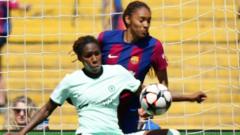 Women's Champions League: Barcelona 0-1 Chelsea - hosts denied penalty by VAR