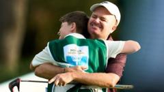 Morrison seals Tour return with son, 13, as caddie