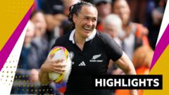 Woodman-Wickliffe breaks NZ record in 10-try win over Japan