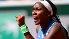 Gauff beats 16-year-old Andreeva at French Open