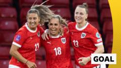 Watch: Austria goal that relegates Scotland Women