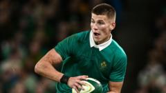 Ireland pick Prendergast at fly-half for England game