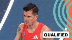 Ingebrigtsen and GB's Gourley reach 1500m final