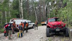 Man on office retreat 'got left behind on mountain'