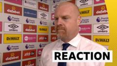 Everton didn’t control own performance – Dyche