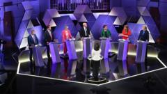 Sunak criticised over D-Day exit in BBC debate as parties clash over tax and immigration