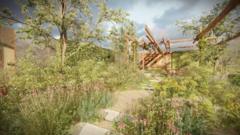 'Imperfect beauty' garden for Chelsea Flower Show