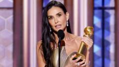 Demi Moore leads Oscar race after Golden Globes win