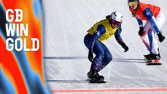 Bankes and Nightingale win snowboard cross gold for Team GB