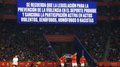 Fifa starts disciplinary action over Spain v Egypt chants