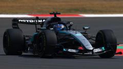 Russell tops China practice before sprint qualifying