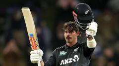 Australia beat New Zealand despite Robinson century