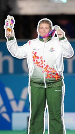 Guernsey’s Merrien ‘chuffed’ with Commonwealth silver