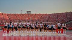 US volleyball match sets women’s attendance record