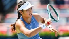 Raducanu makes winning start in Montreal