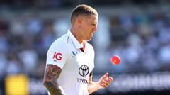 England's Carse set for first match since Ashes 