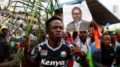 Thousands gather for state funeral of former Kenyan Prime Minister Odinga