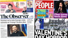 'Valentine's Day horror' and 'Europe crisis summit'